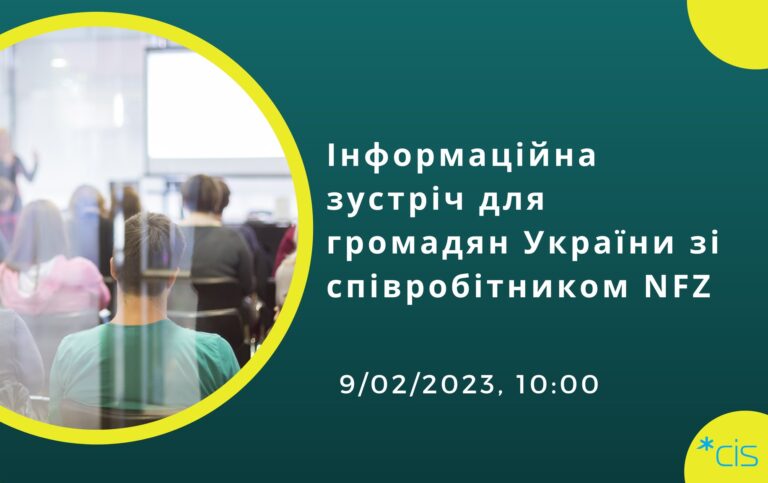 Spotkanie informacyjne dla obywateli z Ukrainy z pracownikiem NFZ
