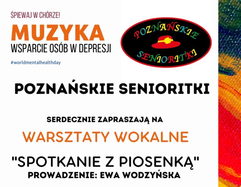 Otwarte warsztaty wokalne z Poznańskimi Senioritkami!